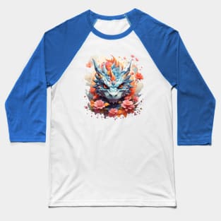 Japanese Colorful Cute Dragon Baseball T-Shirt